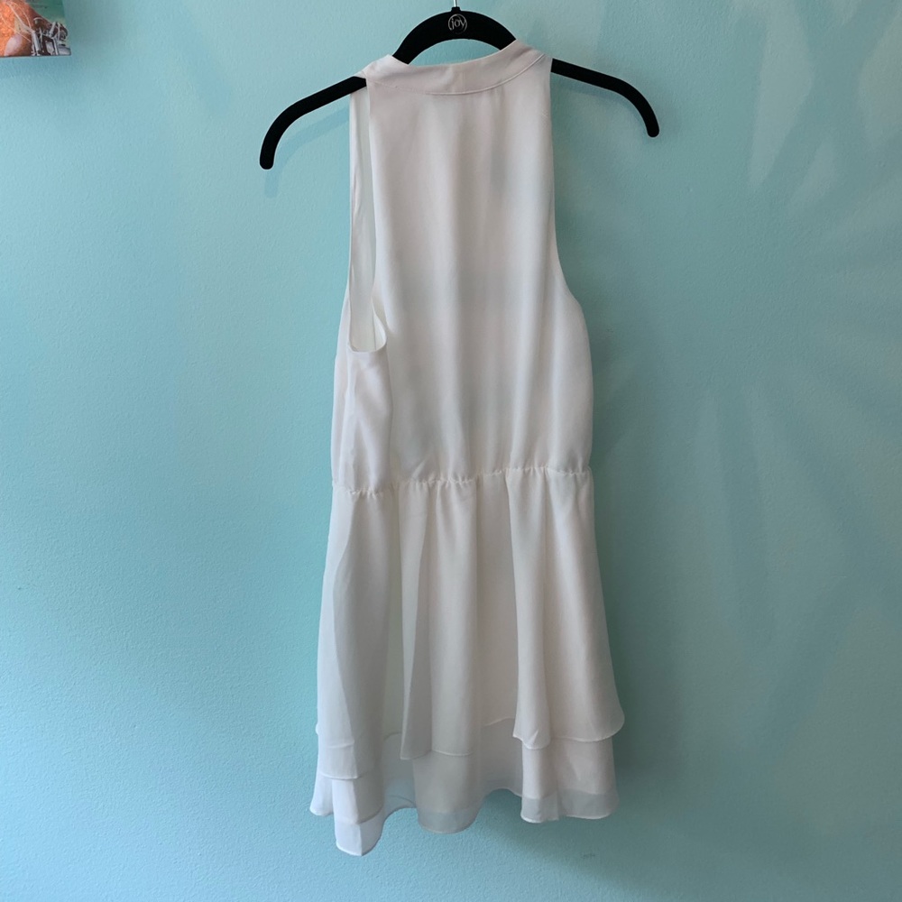 Classy white dress worn once - Picture 2 of 2